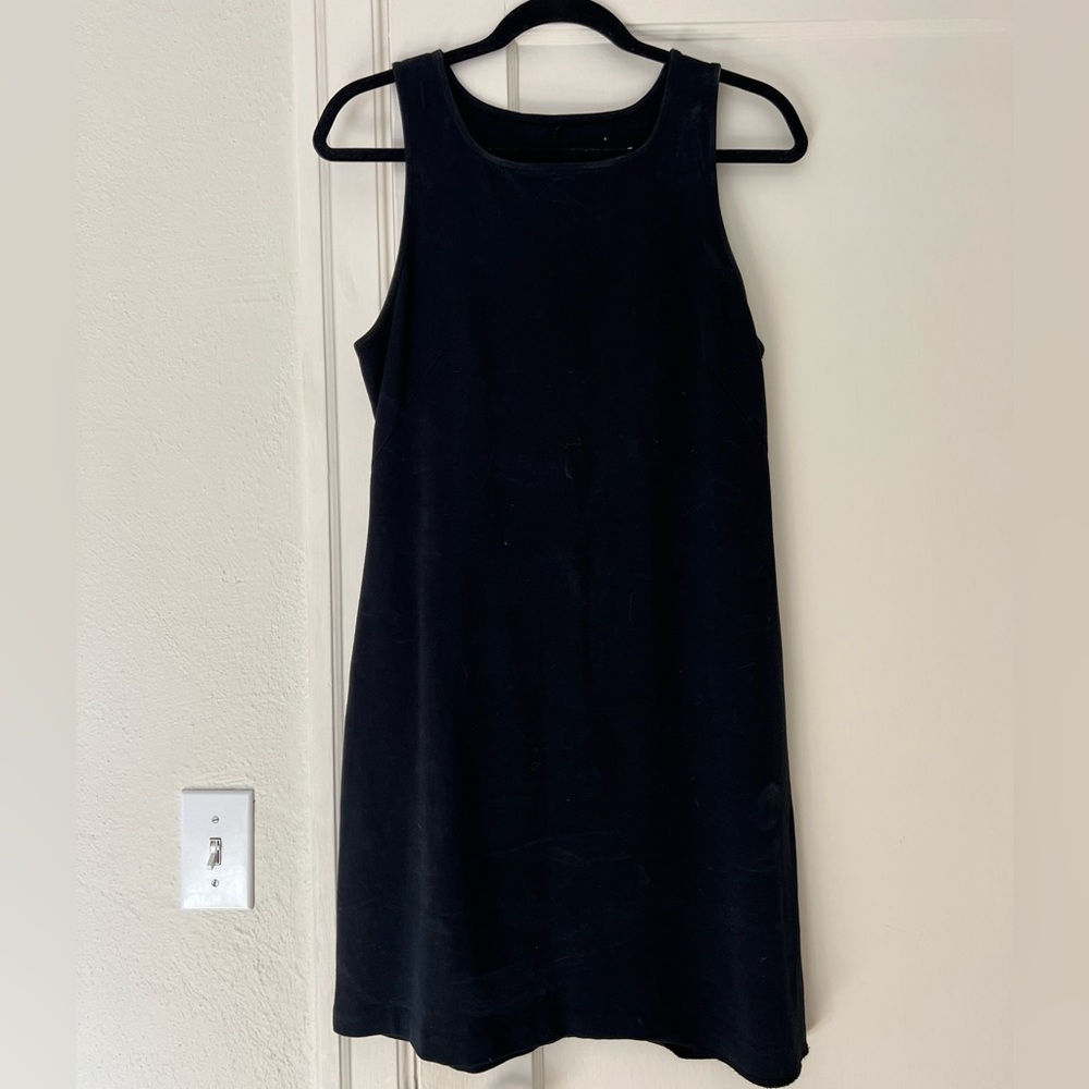 Everlane The Dream Shift Dress, Black, Size S